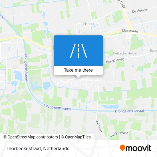 Thorbeckestraat map