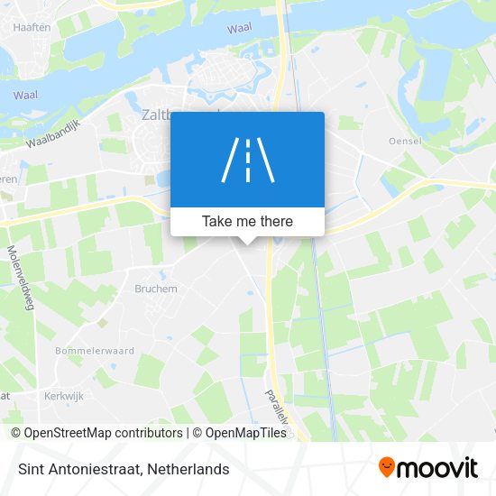 Sint Antoniestraat map