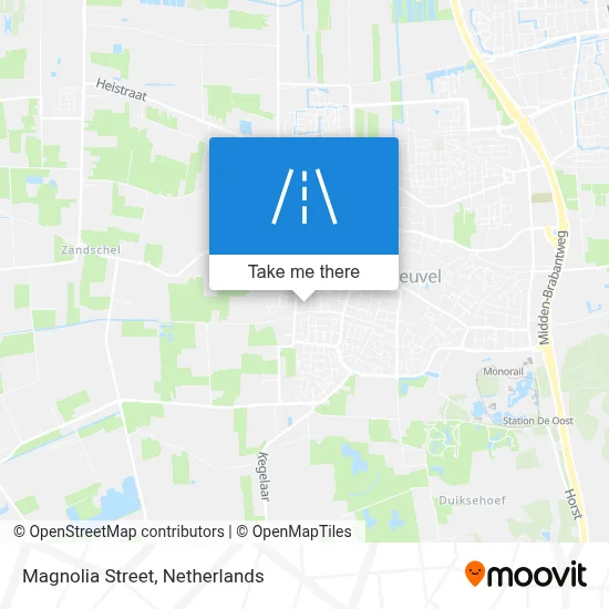 Magnoliastraat map