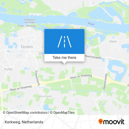 Kerkweg map