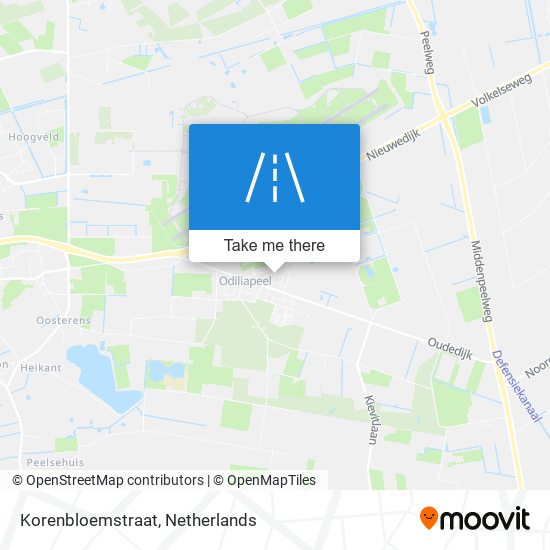 Korenbloemstraat map