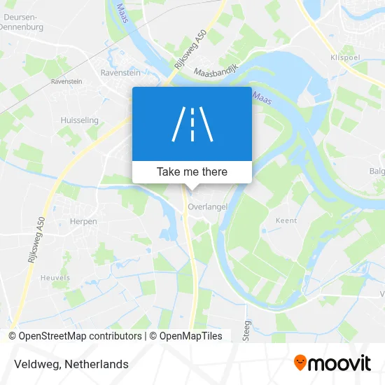 Veldweg map