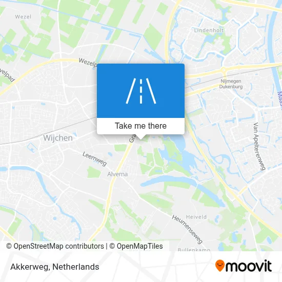 Akkerweg map