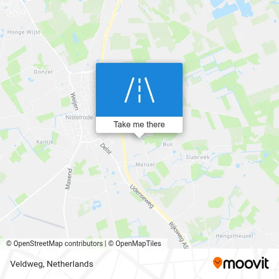 Veldweg map