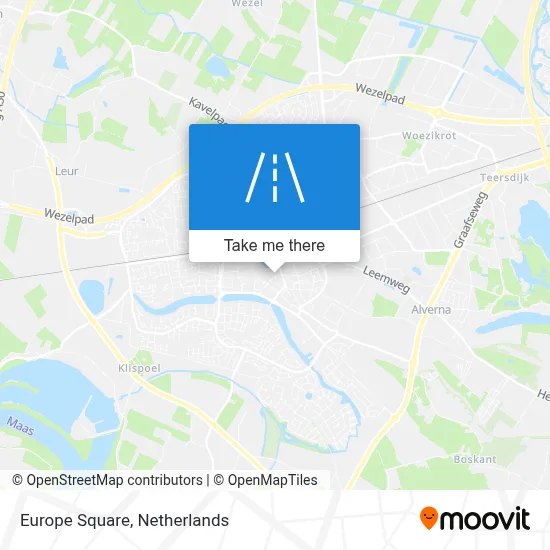 Europaplein map