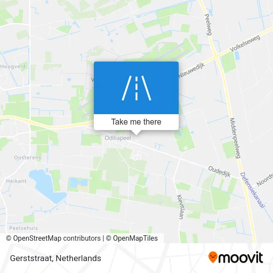 Gerststraat map