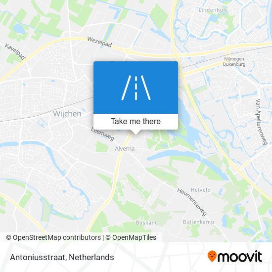 Antoniusstraat map