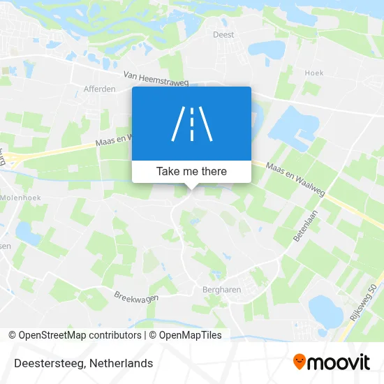 Deestersteeg map