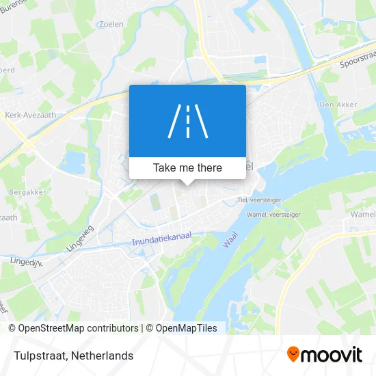 Tulpstraat map
