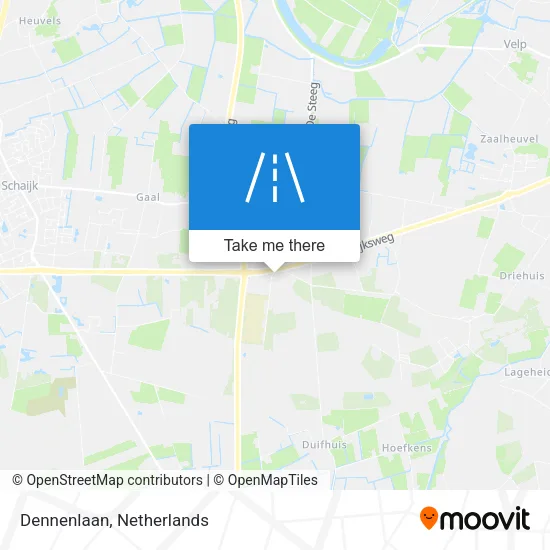 Dennenlaan map
