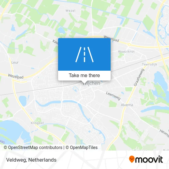 Veldweg map