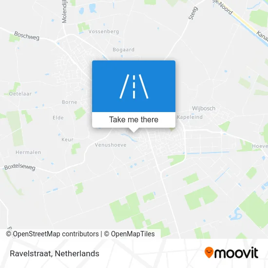 Ravelstraat map