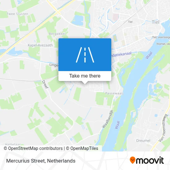 Mercuriusstraat map