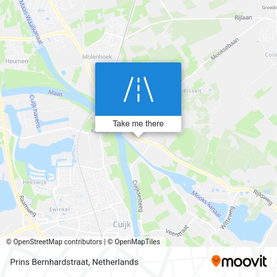 Prins Bernhardstraat map