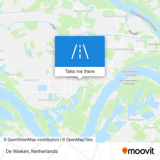 De Wieken map