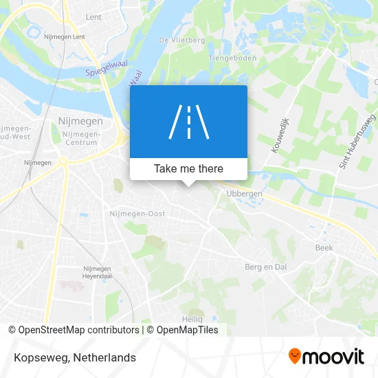 Kopseweg map