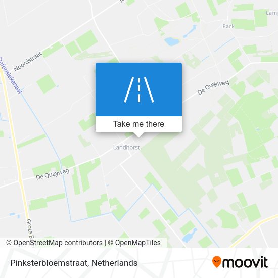 Pinksterbloemstraat map