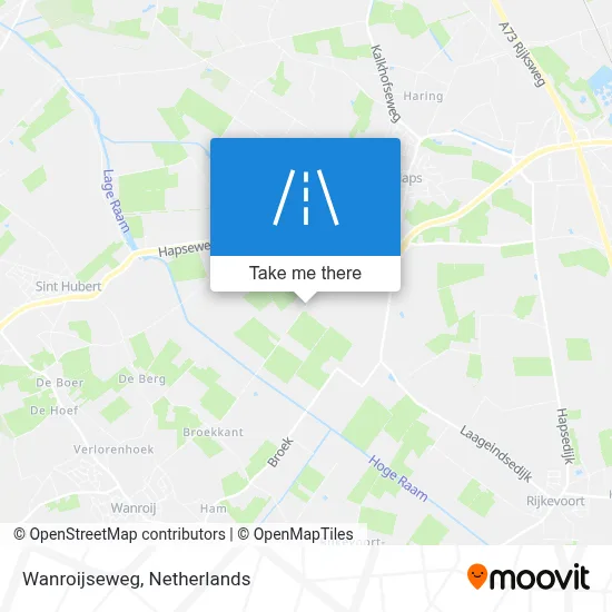 Wanroijseweg map