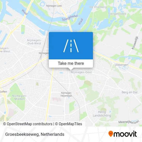 Groesbeekseweg map