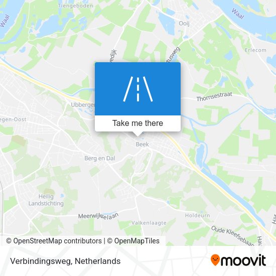 Verbindingsweg map