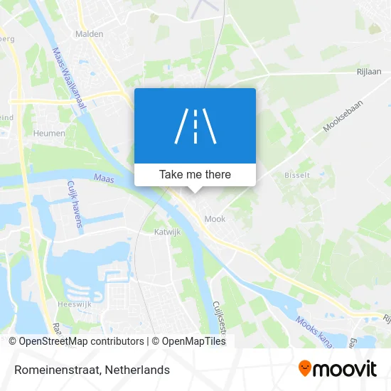 Romeinenstraat Karte