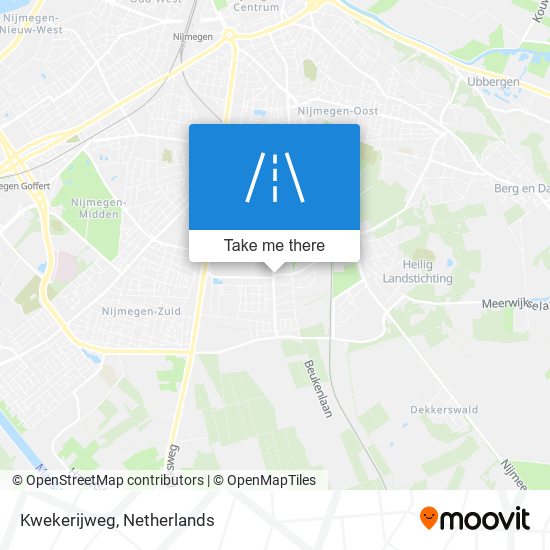 Kwekerijweg map