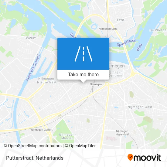 Putterstraat map