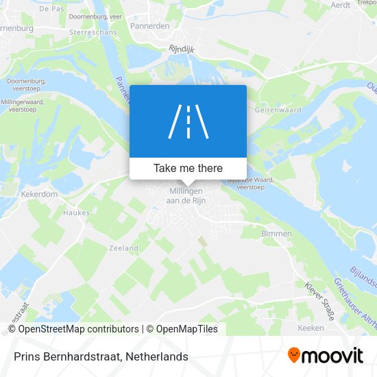 Prins Bernhardstraat map
