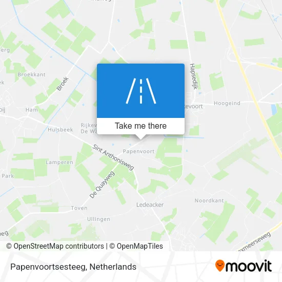 Papenvoortsesteeg map