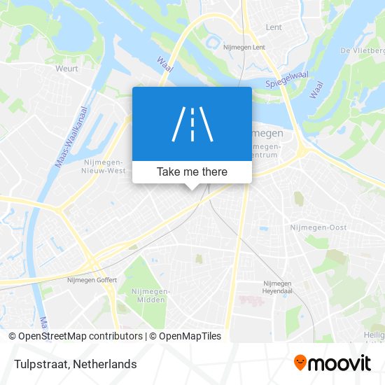 Tulpstraat map