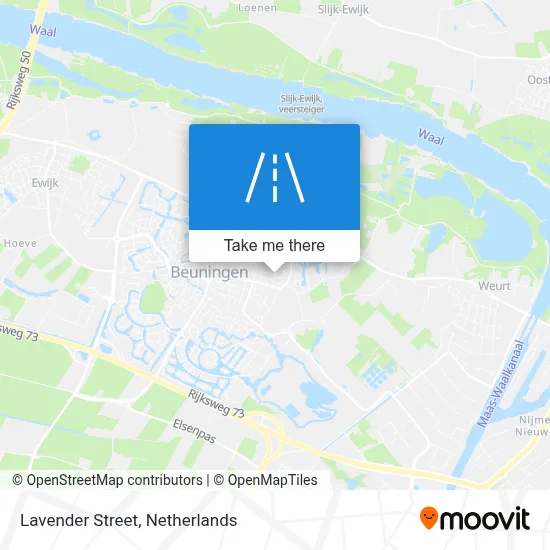 Lavendelstraat map