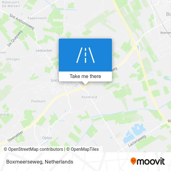Boxmeerseweg map