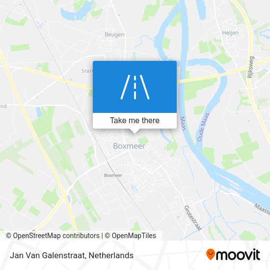 Jan Van Galenstraat map