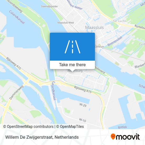 Willem De Zwijgerstraat map