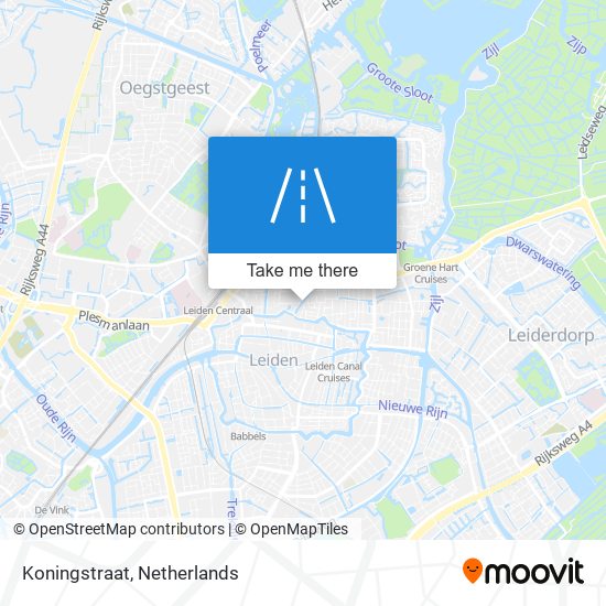 Koningstraat map