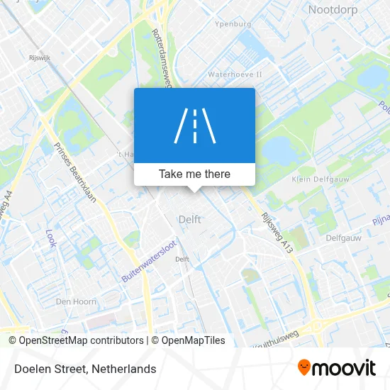 Doelenstraat map