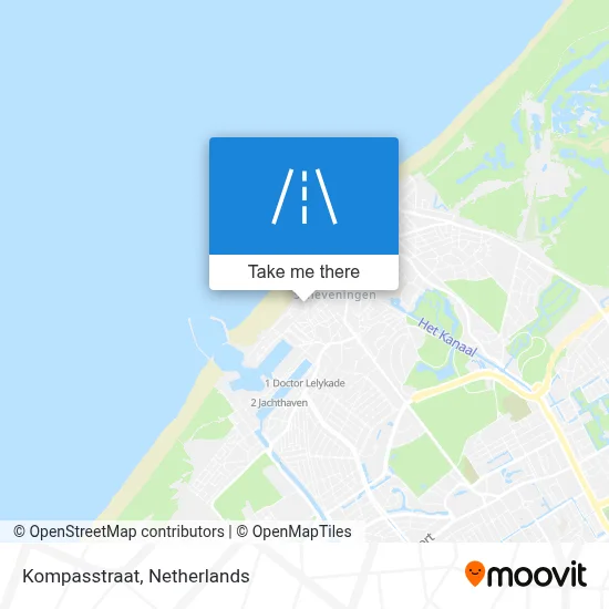 Kompasstraat map
