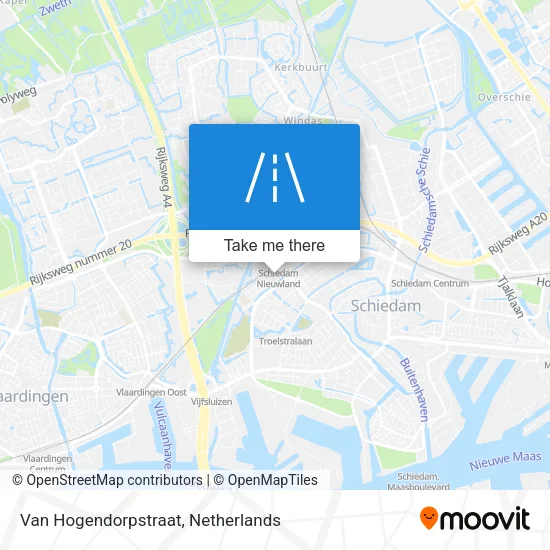 Van Hogendorpstraat map