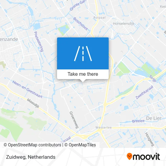 Zuidweg map