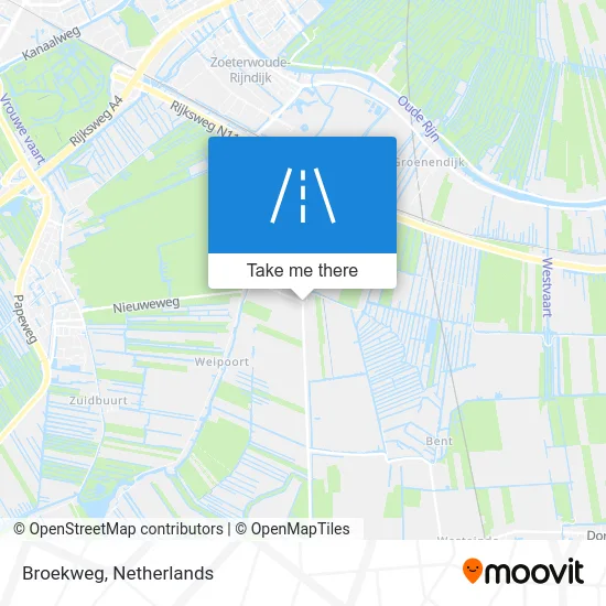 Broekweg map