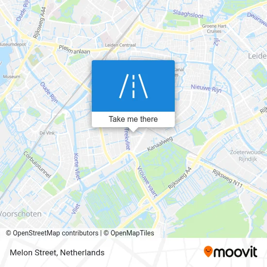 Meloenstraat map