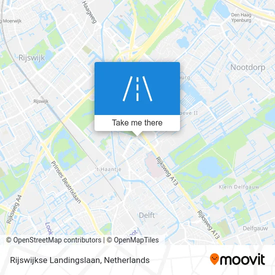Rijswijkse Landingslaan map