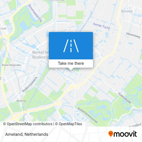 Ameland map