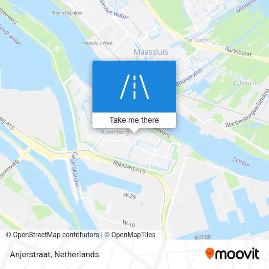Anjerstraat map