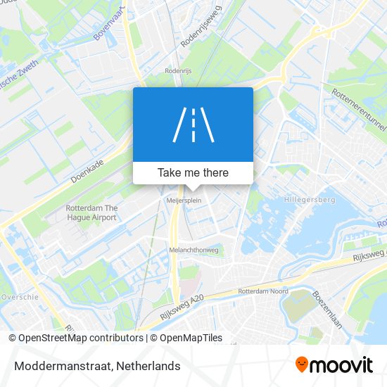 Moddermanstraat map