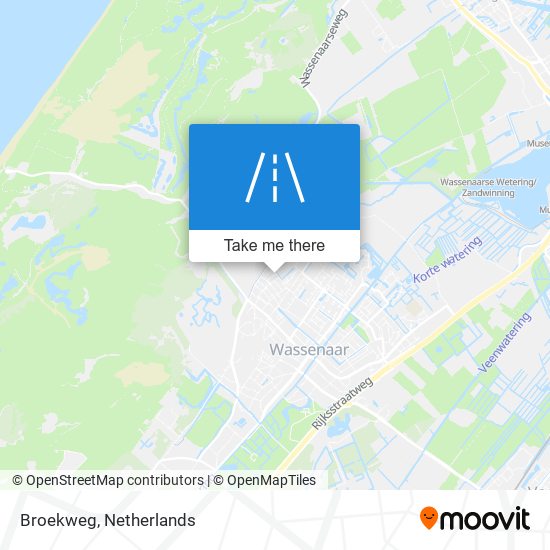 Broekweg map