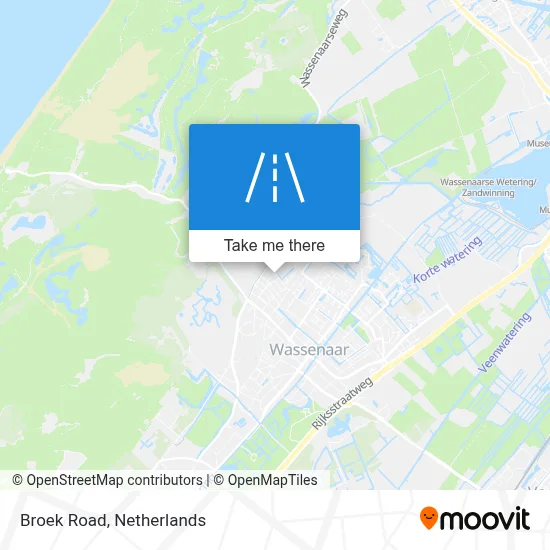 Broekweg map