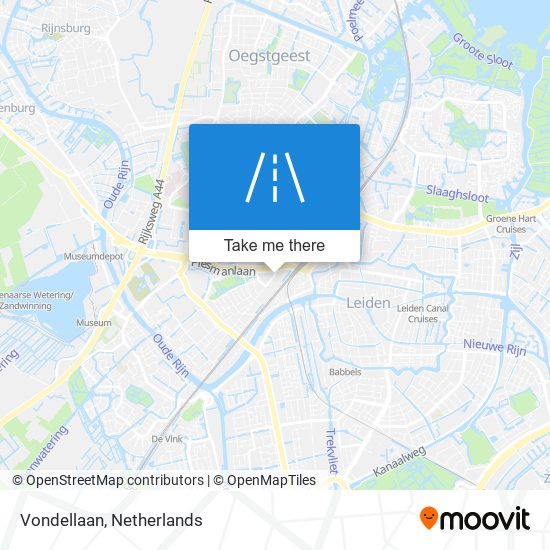 Vondellaan map