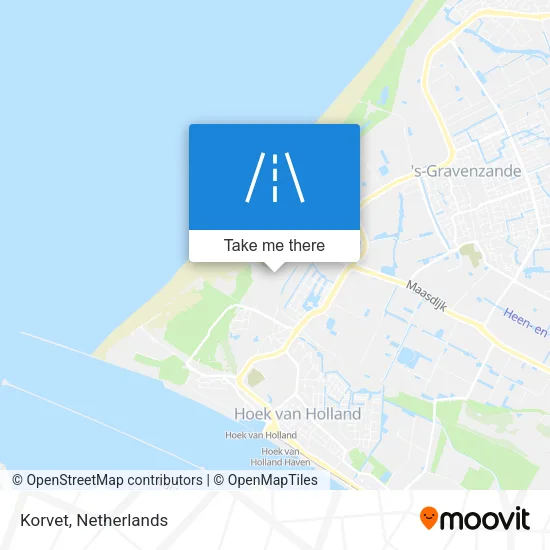 Korvet map