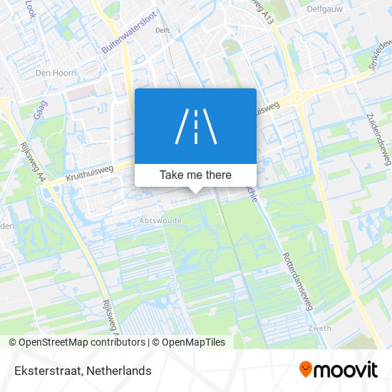Eksterstraat map